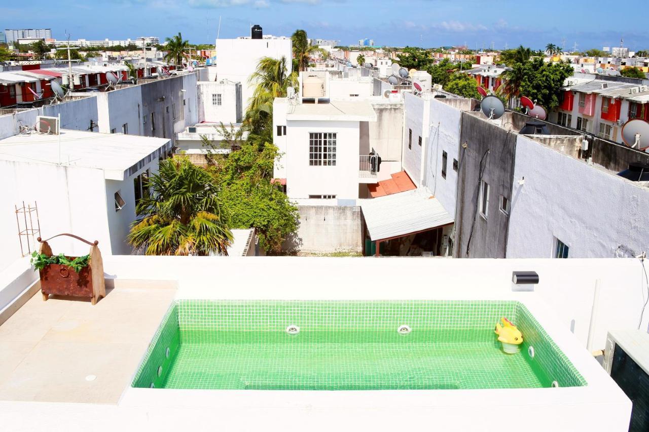 Habitacion, Jacuzzi Rooftop, Gran Wi-Fi Cancun Luaran gambar